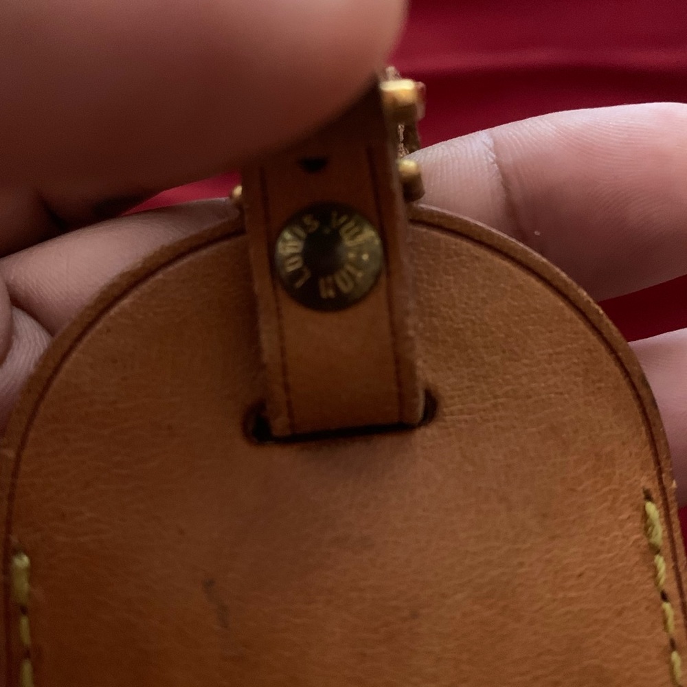 Authentic Louis Vuitton Luggage Tag